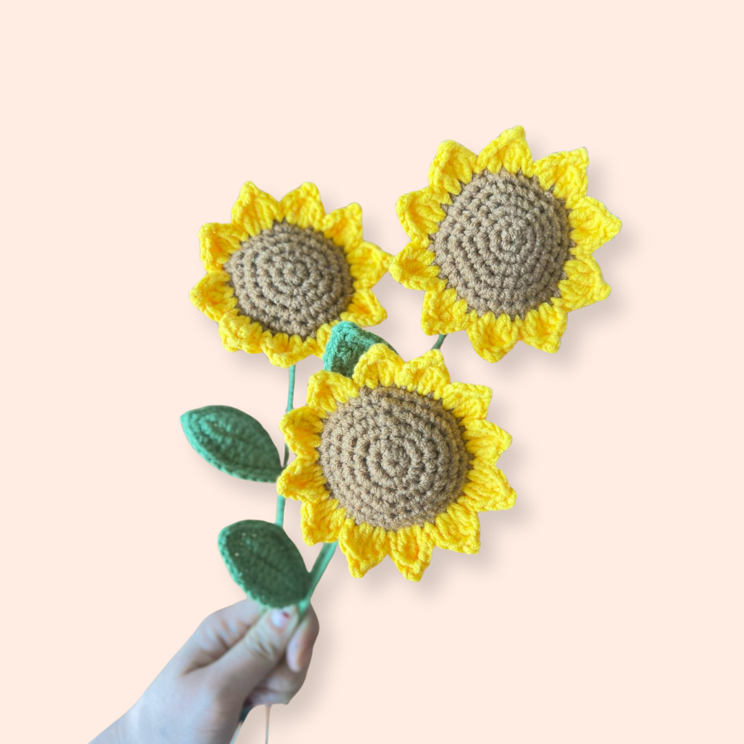 Handmade Crochet Sunflower
