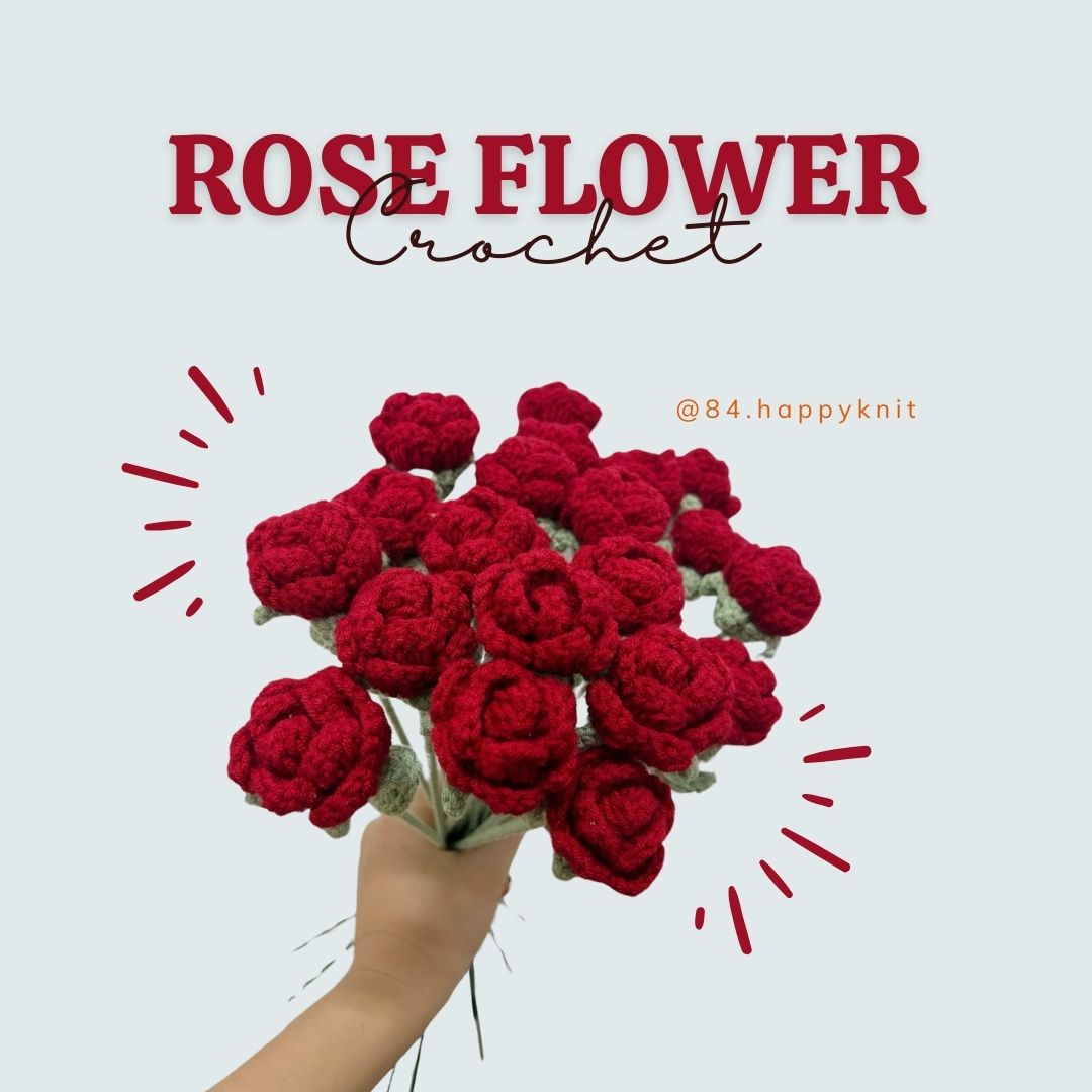 handmade crochet flower